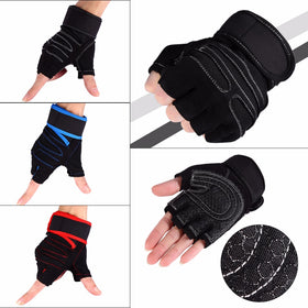 1Pair Weight Lifting Glove Half Finger