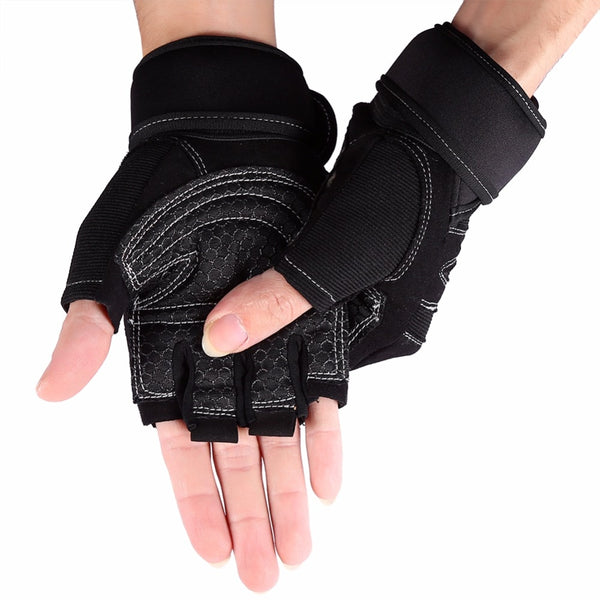 1Pair Weight Lifting Glove Half Finger