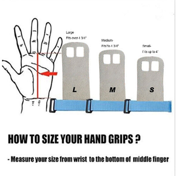 1 Pair S M L Hand Grip Synthetic Leather