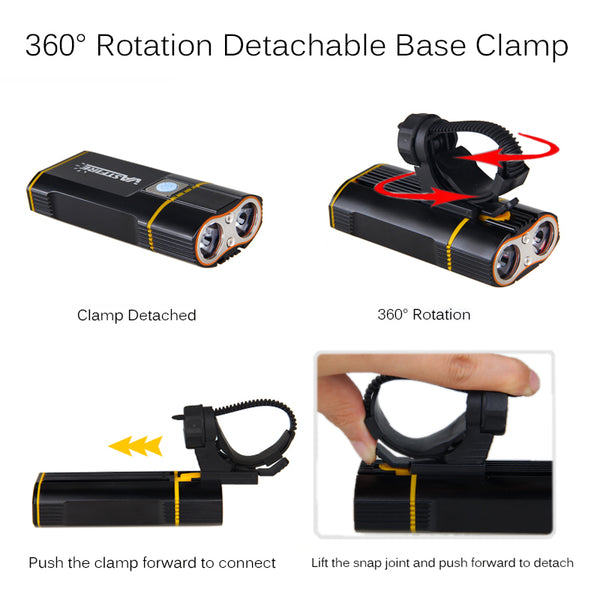 6000LM Front Bike Headlight