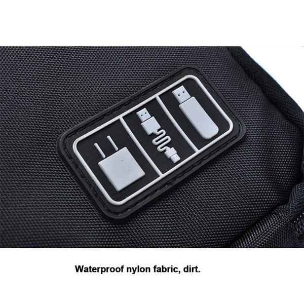 Waterproof Outdoor Travel Kit Nylon Cable Holder Bag