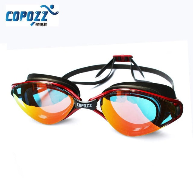 Copozz New Professional Anti-Fog UV Protection Adjustable Swimming Goggles
