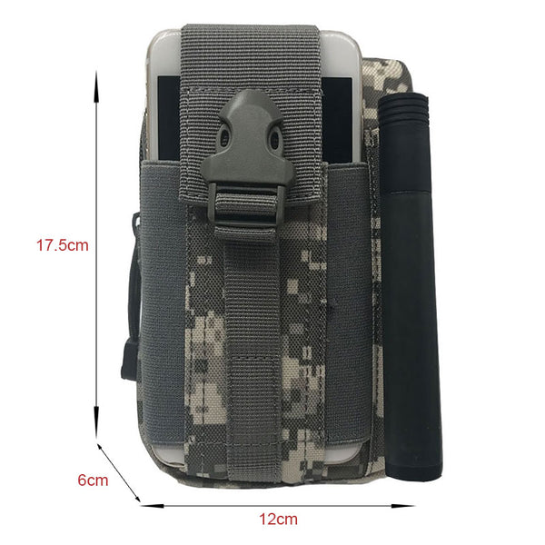 Men Tactical Molle Pouch Belt Waist Pack Bag