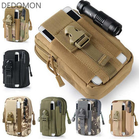Men Tactical Molle Pouch Belt Waist Pack Bag
