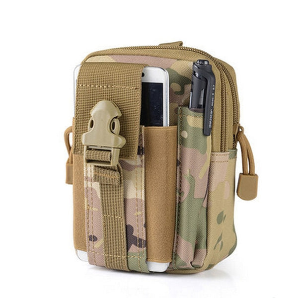 Men Tactical Molle Pouch Belt Waist Pack Bag