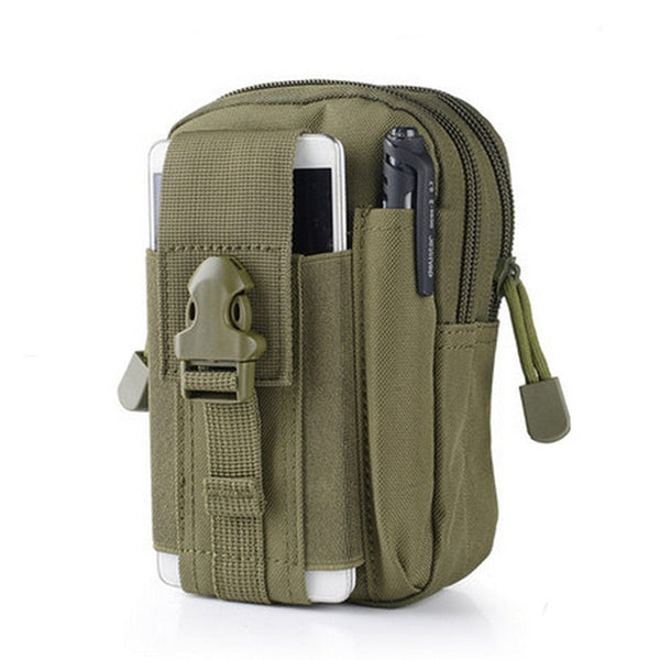 Men Tactical Molle Pouch Belt Waist Pack Bag